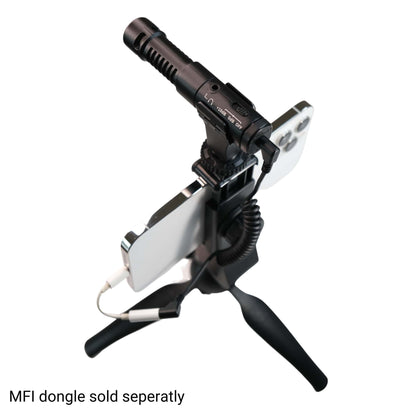 Overhead Phone Stand and Shotgun Microphone Audio Kit